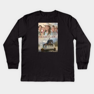 Heartland Vintage movie Kids Long Sleeve T-Shirt